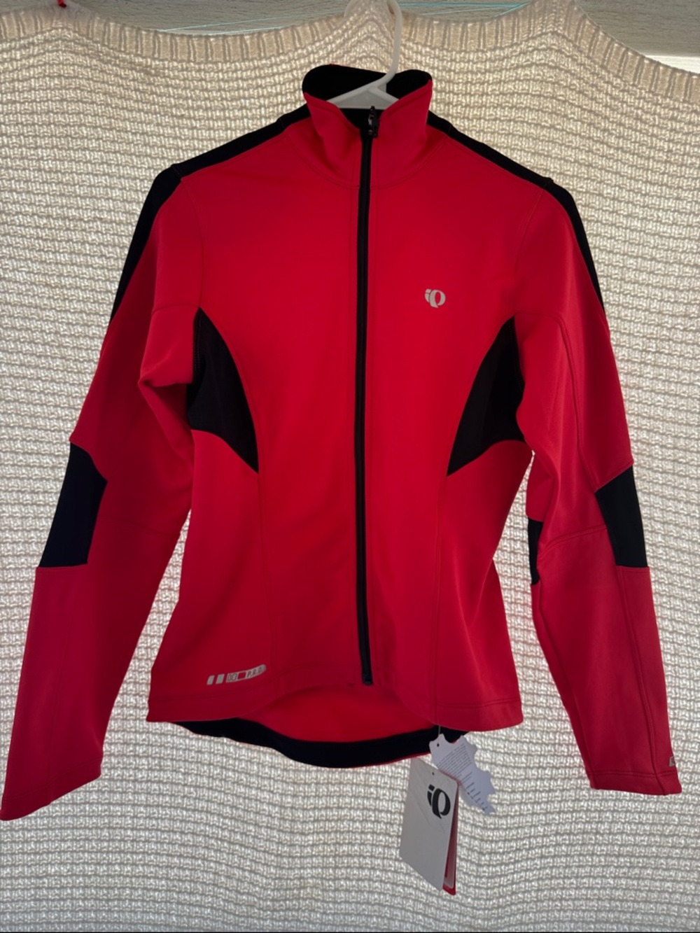 Pearl Izumi Red and Black Full-Zip Women's Cycling Jacket
